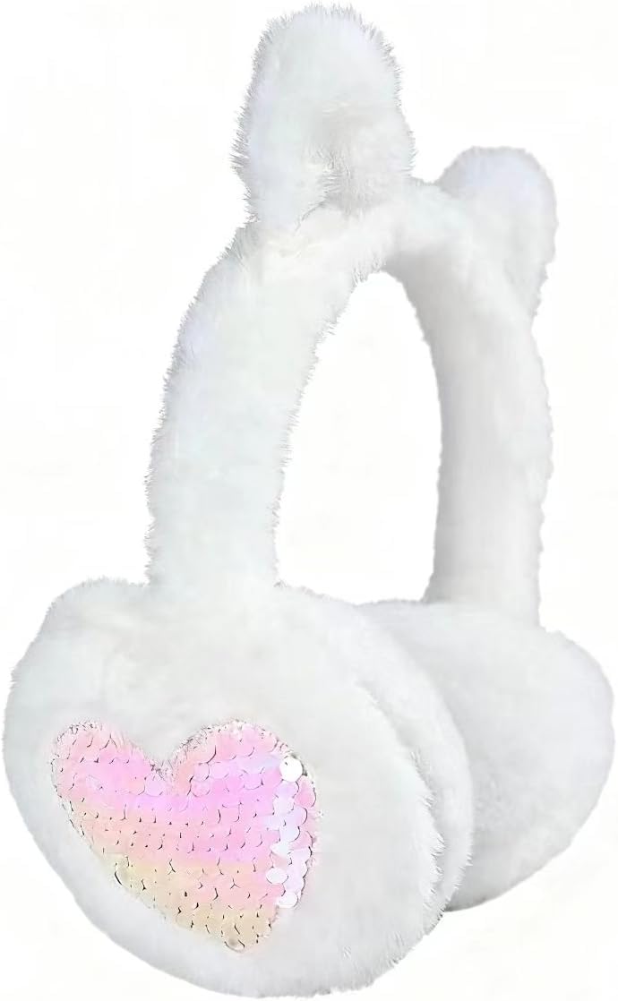 KEEPFLY Store Kids Girls Winter Earmuffs Warm Cute Plush Cat Ears Muffs Toddler Boys Ear Warmer Outdoor Ear Covers - Image 1